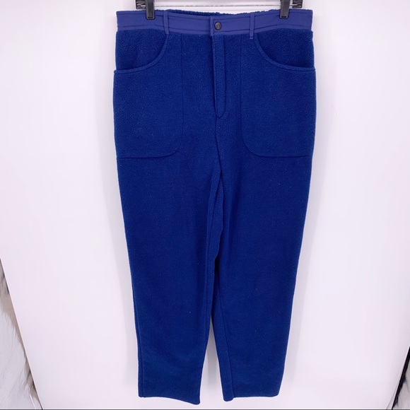 Mountain Equipment Co-Op Blue Fleece Polar-tech Pants Size XL - Picture 1 of 6